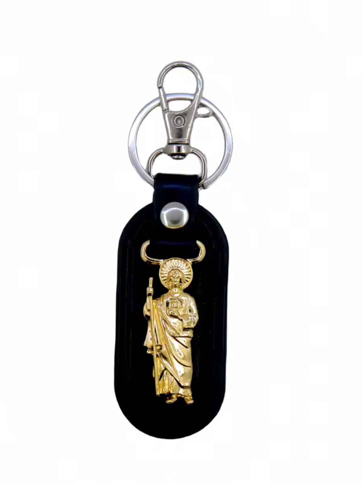 San Judas keychain- Gold