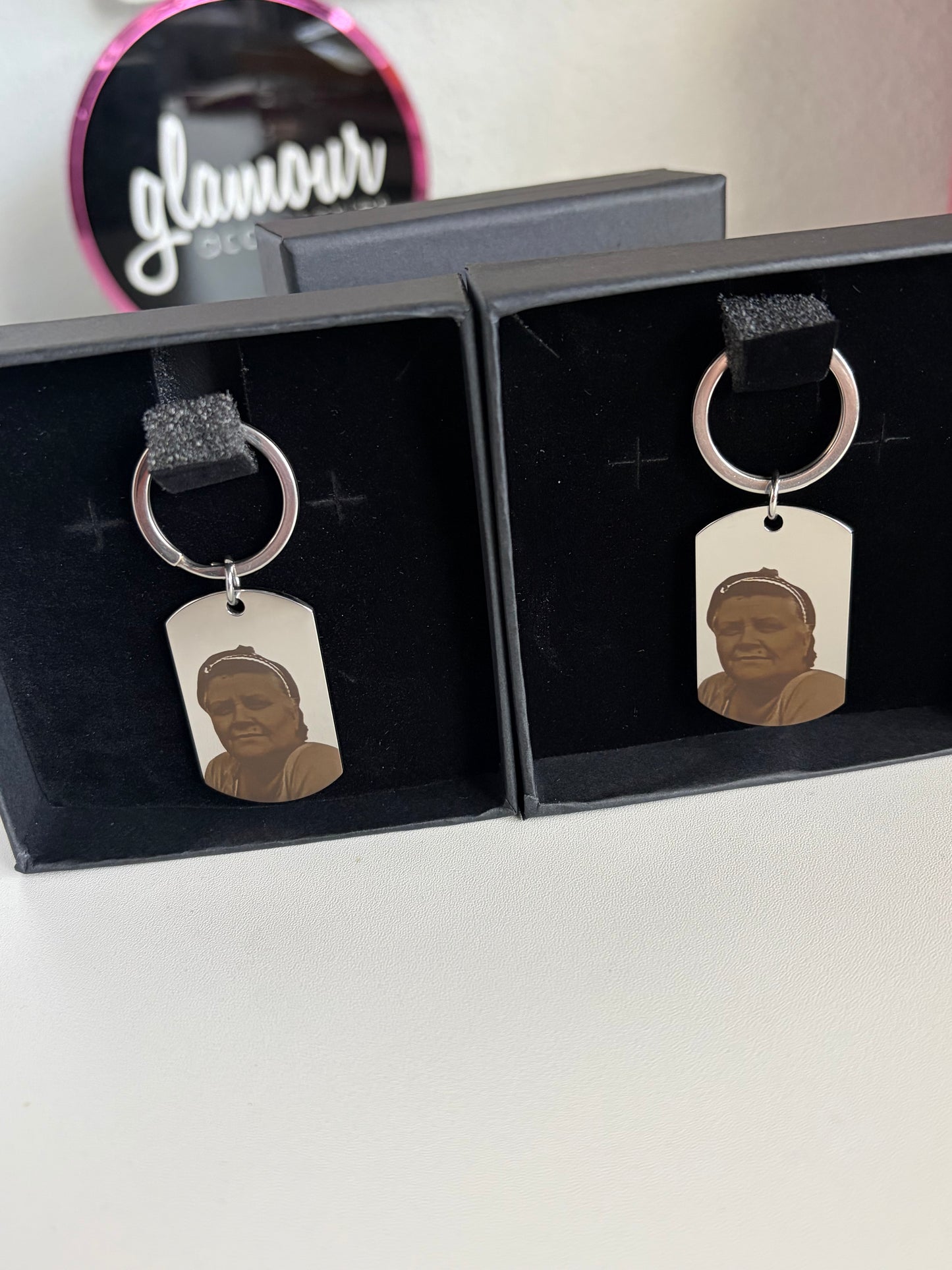 Personalized Steel keychain