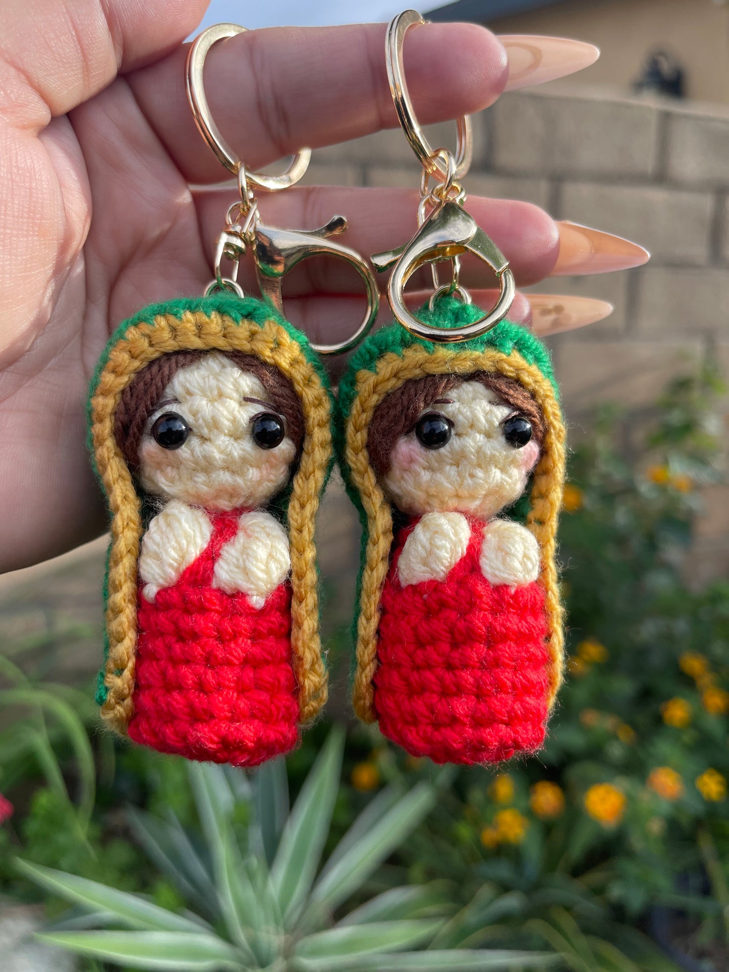 Crochet Virgencita Keychains❤️💫