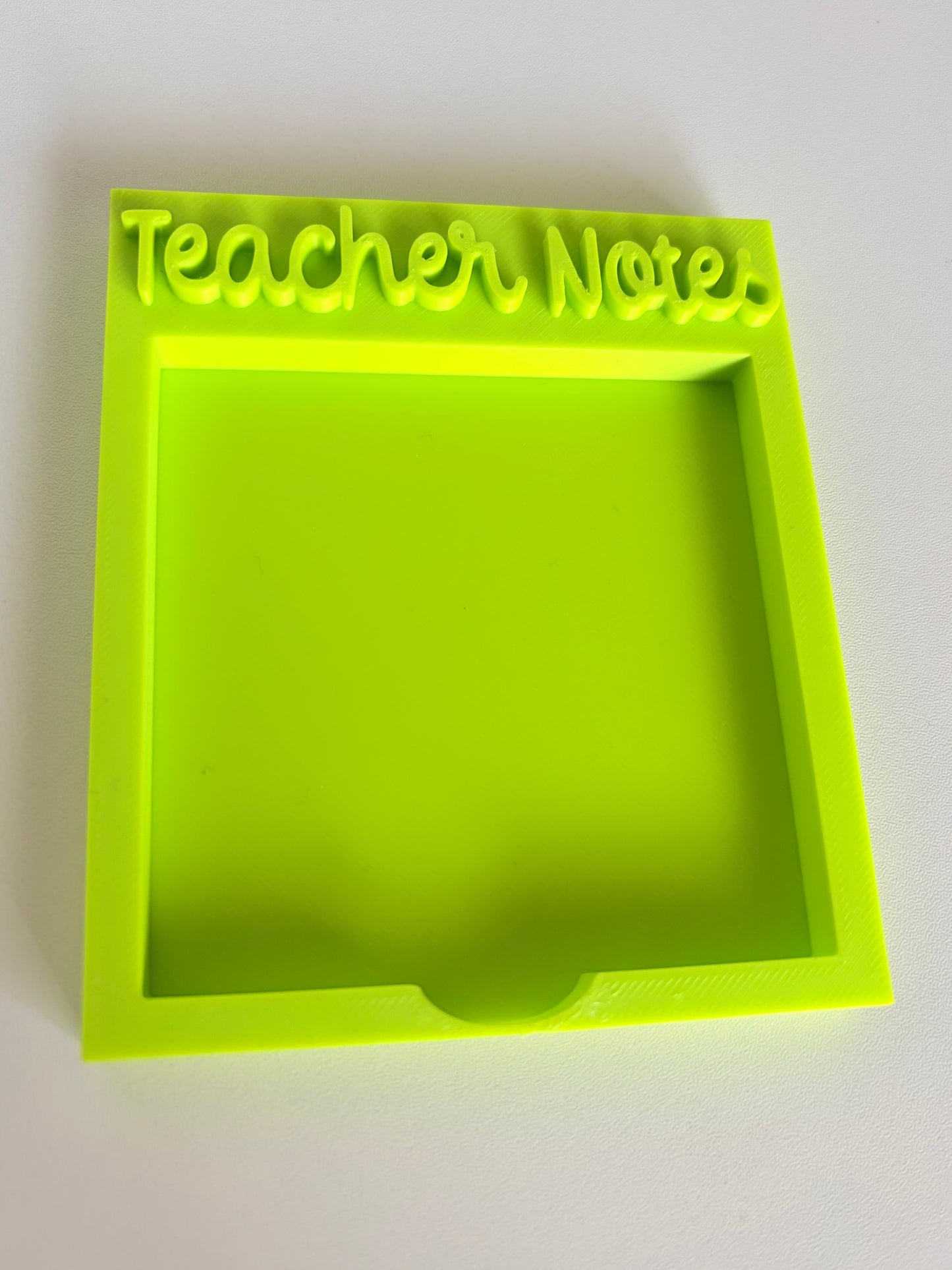 3D Printed Sticky Note holder