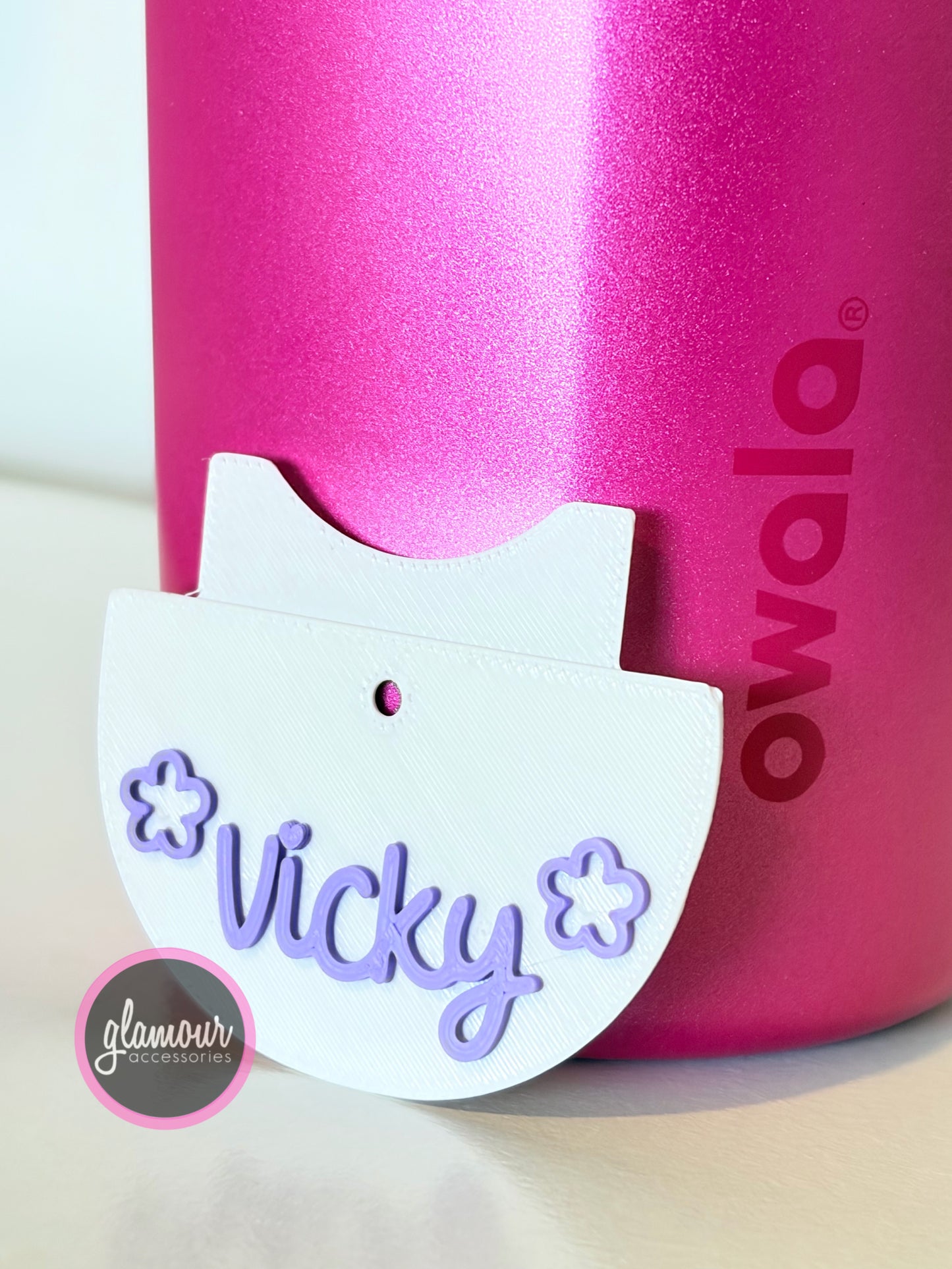 Owala tumbler name plate