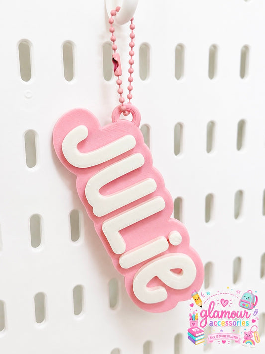 Name Keychain charm