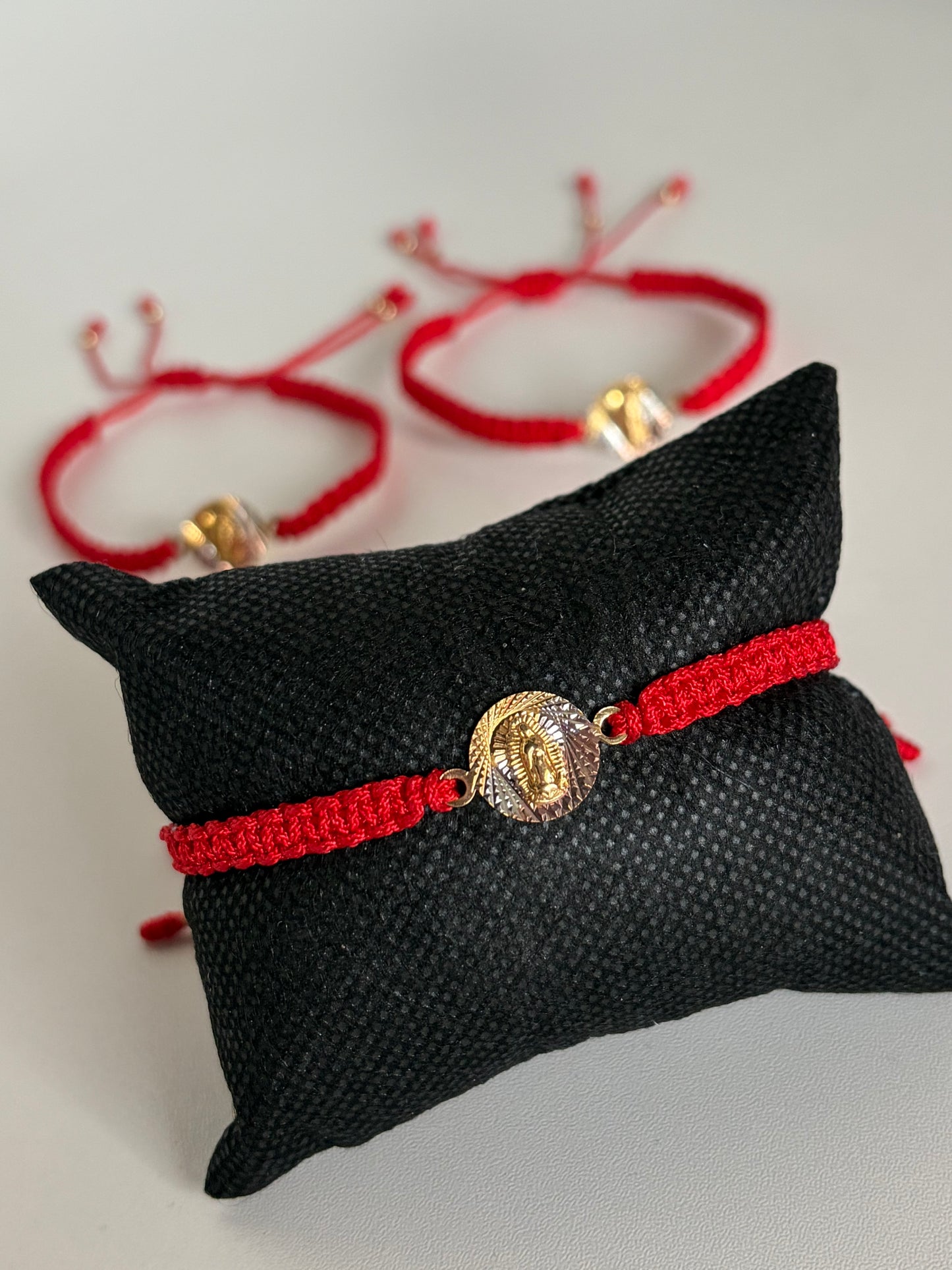 Red Virgencita bracelet