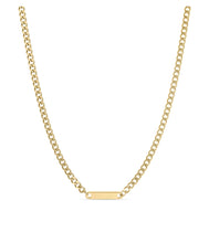 Load image into Gallery viewer, Personalized small bar necklace
