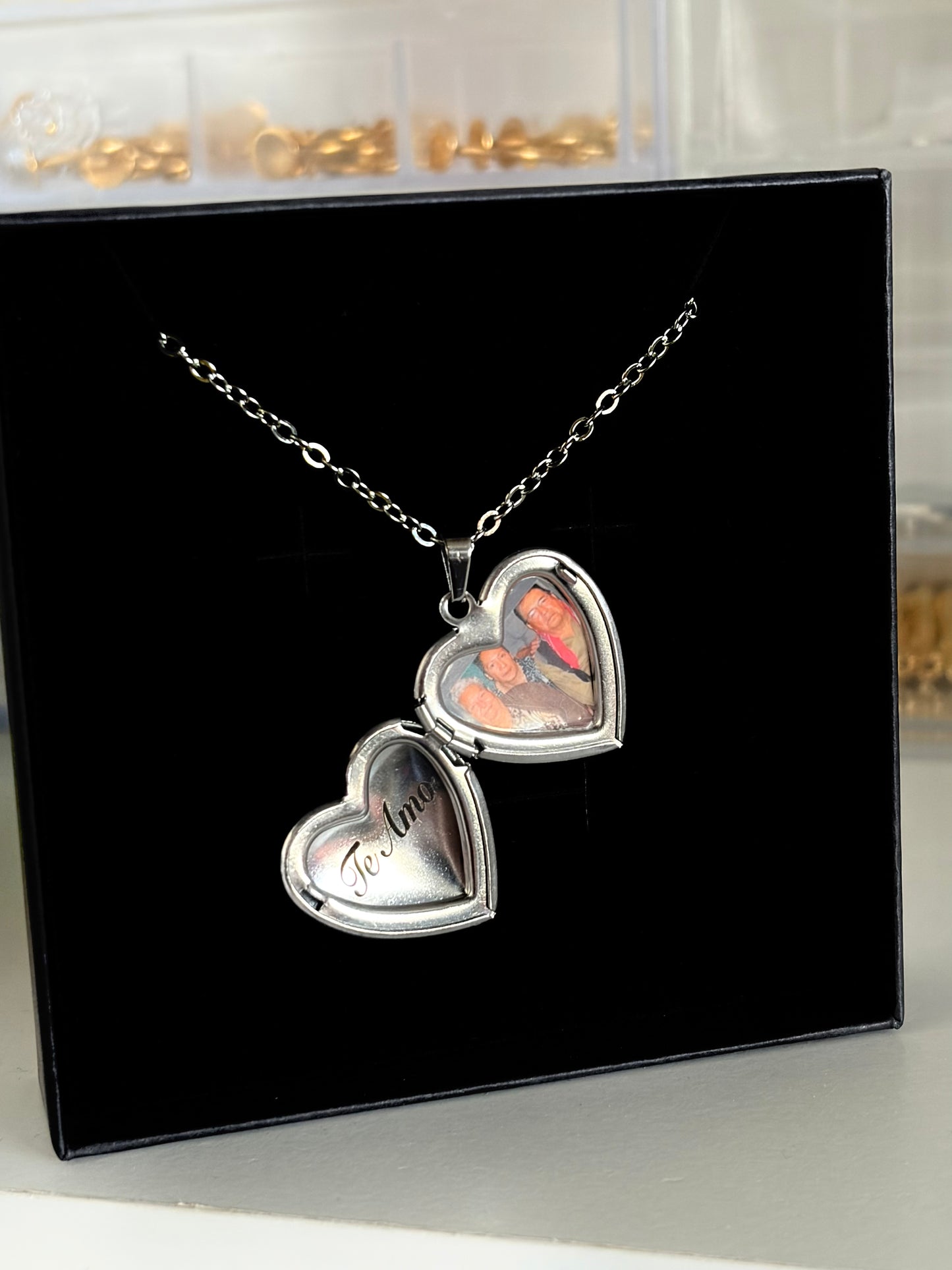 Personalized Steel Heart locket