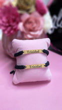 Cargar imagen en el visor de la galería, Personalized Name plate bracelet-Braided
