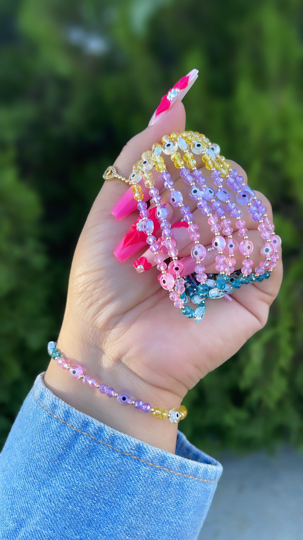 Pastel ojito bracelet