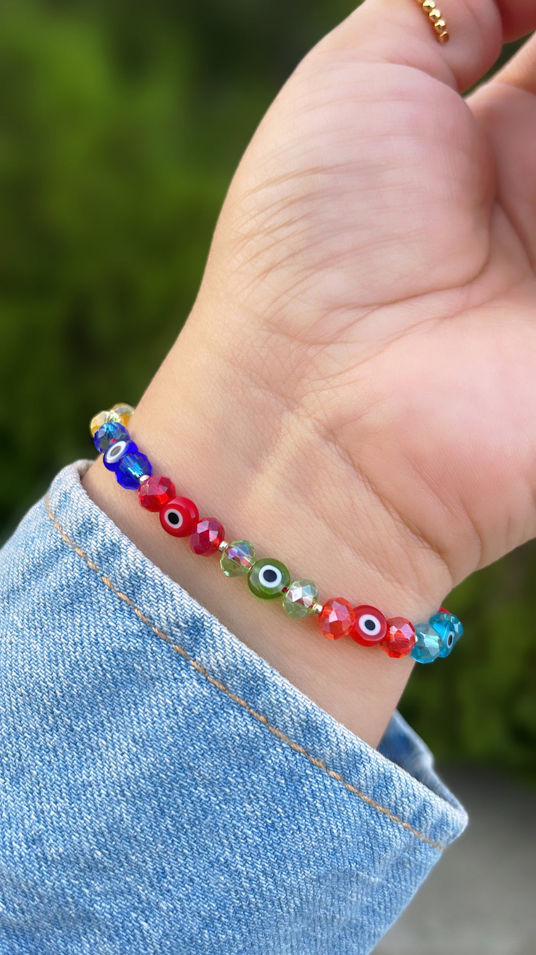 Multicolor ojito bracelet