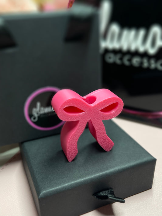 Bow straw topper🎀