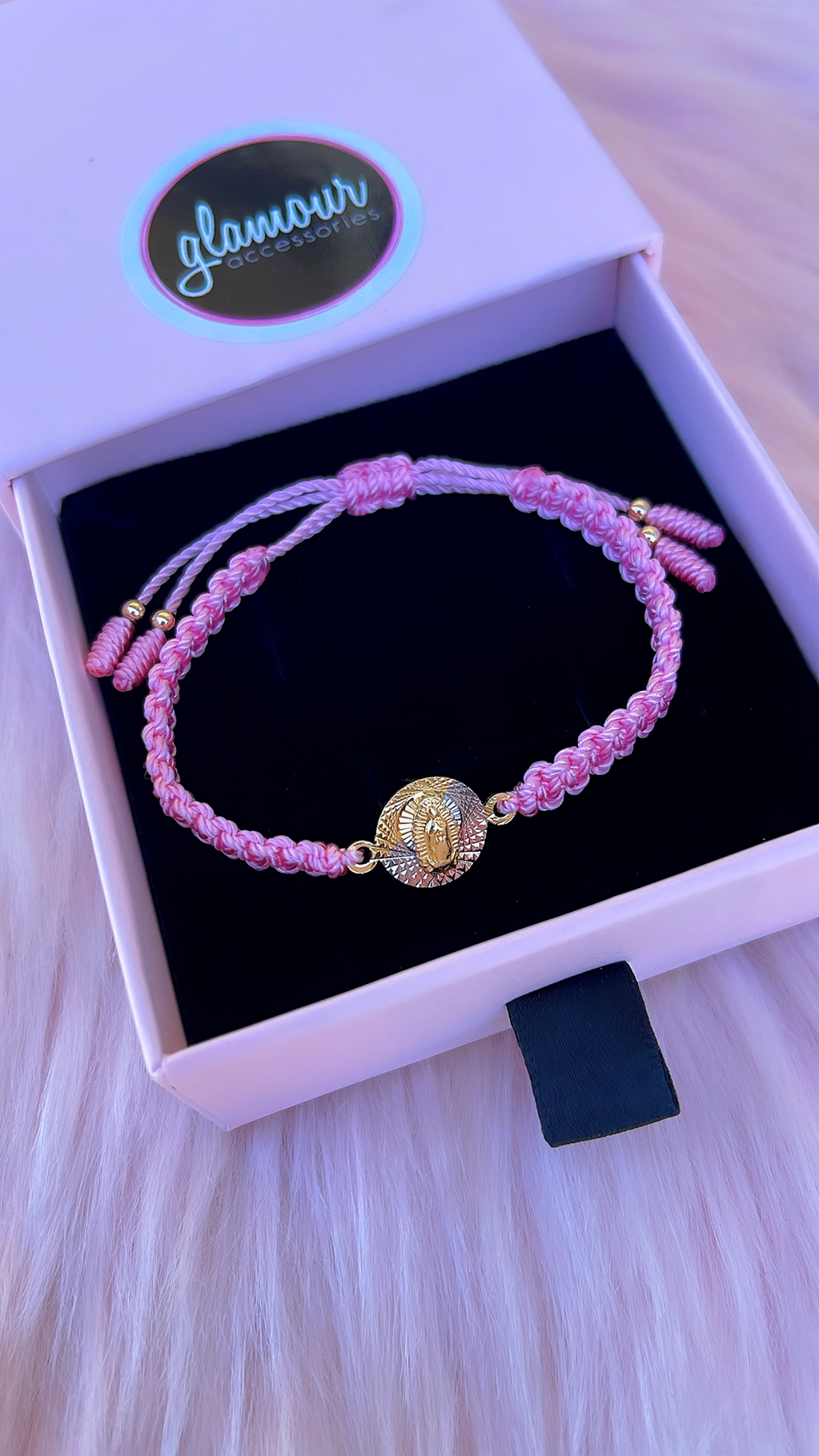 Baby pink Virgencita Bracelet- adult