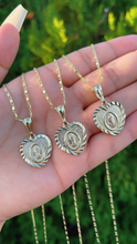 Load image into Gallery viewer, Heart Virgencita necklace
