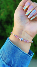 Cargar imagen en el visor de la galería, 💕Pink Gold-filled ojito bracelet
