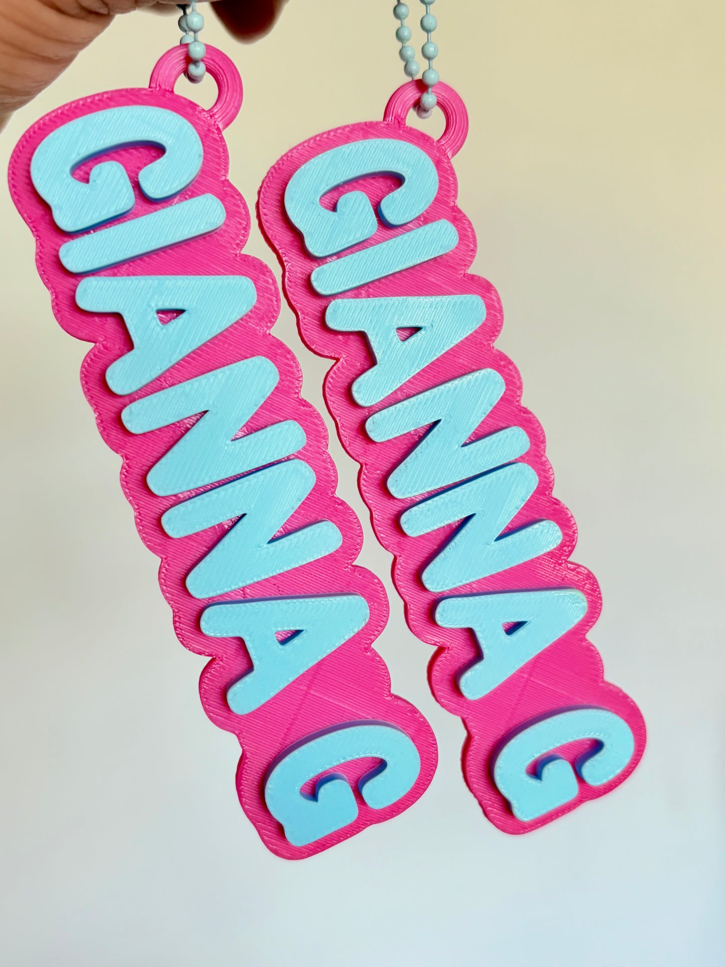 Name Keychain charm