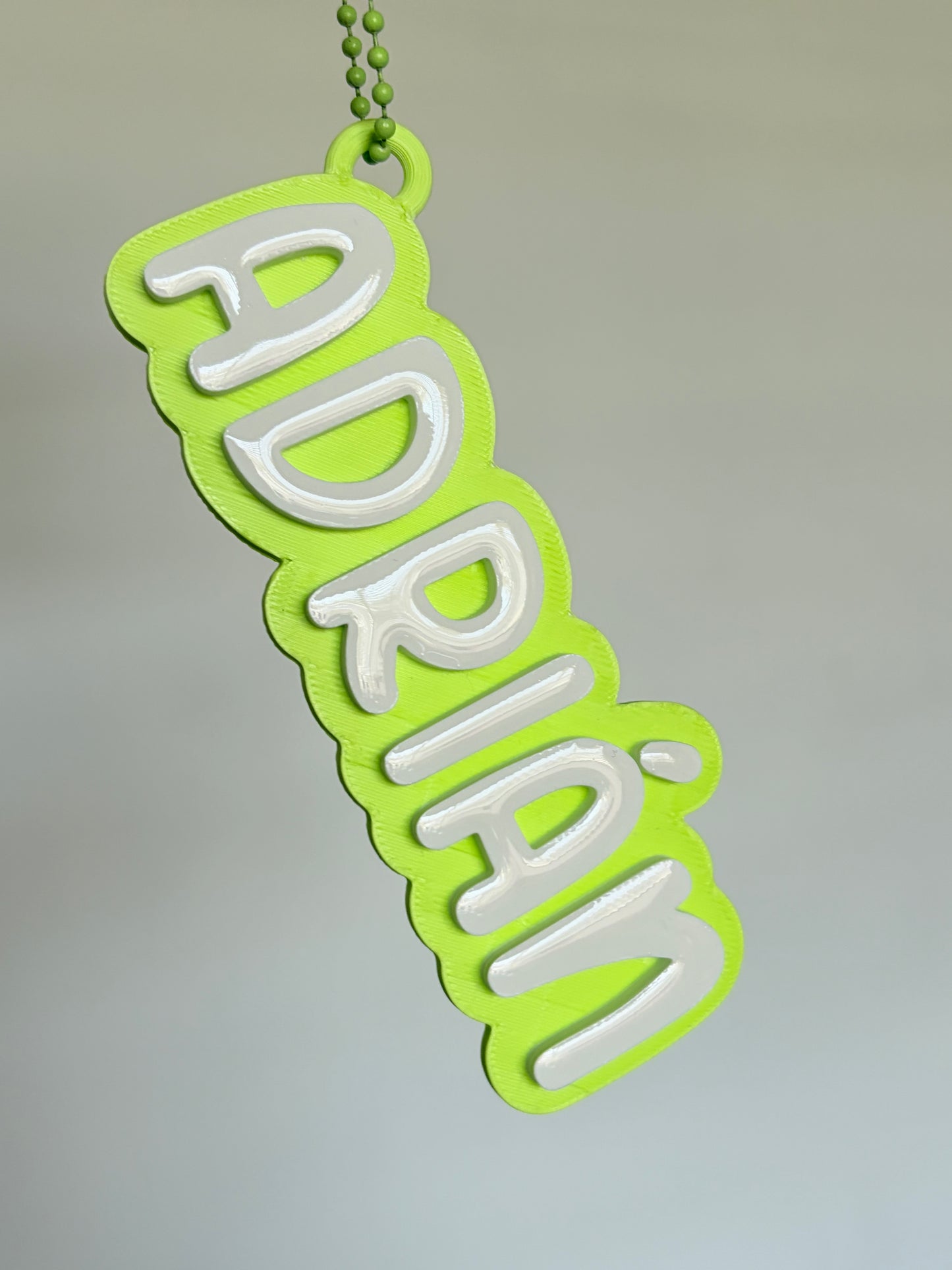 Name Keychain charm