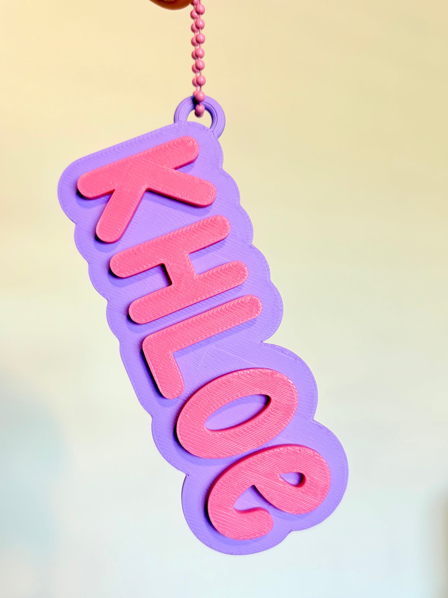 Name Keychain charm