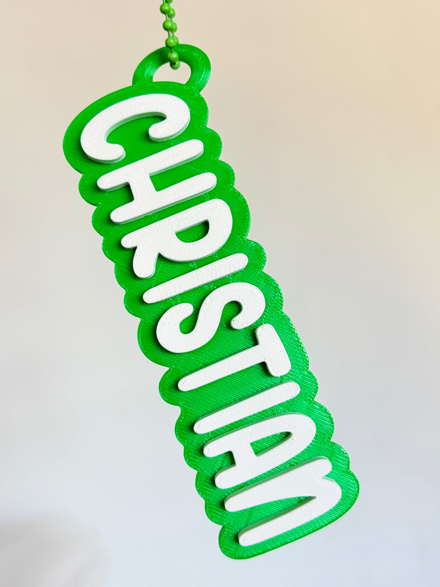 Name Keychain charm