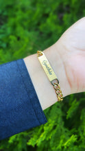 Cargar imagen en el visor de la galería, Chunky personalized bracelet- unisex
