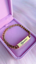 Load image into Gallery viewer, Chunky personalized bracelet- unisex
