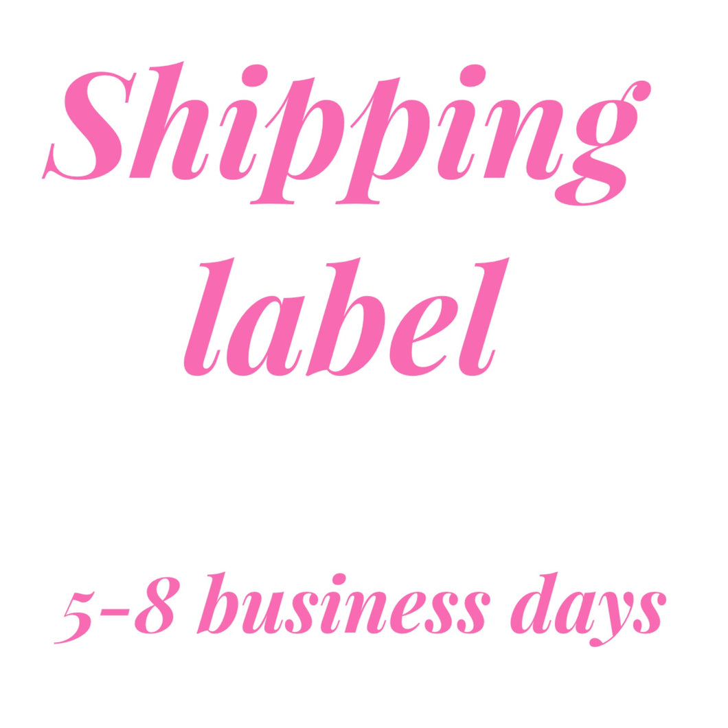 Shipping label for returned package